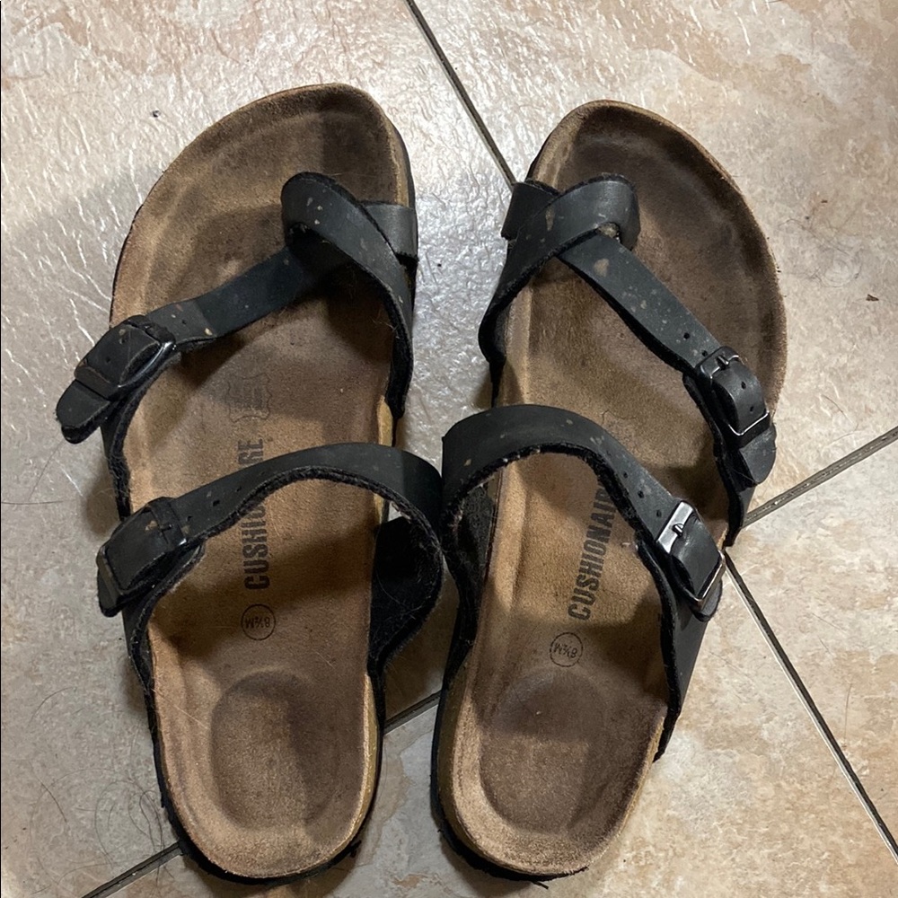 Black Strappy Sandals
